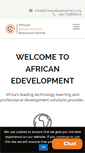 Mobile Screenshot of africanedevelopment.org